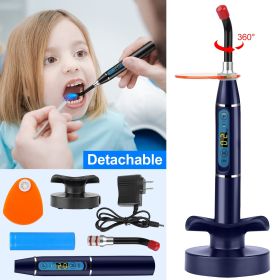 5W Cordless Dental LED Curing Light Lamp 1500mw/cm2