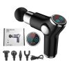 High Frequency Massage Gun Mini LCD 32 Speeds Fascia Gun Muscle Massager Relaxation Body Relax Fitness