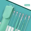 6Pcs Ear Pick Earwax Removal Kit Earpick Ear Curette Ear Wax Spoon Remover Cleaning Tool