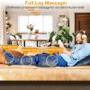 Leg Massager Air Compression Calf Feet Thigh Foot Massage Wraps Muscle Pain Relief Blood Circulation with 4 Modes 3 Intensities